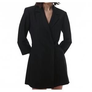 NEW THEO THE LABEL gaia grommet belt romper in black